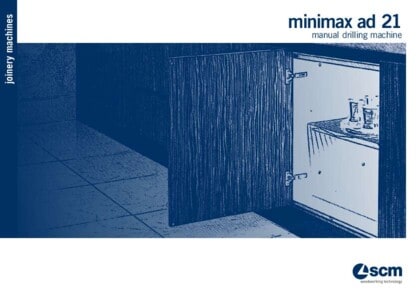 Single Head Multiple Boring Machine Minimax AD 21 - SCM Group